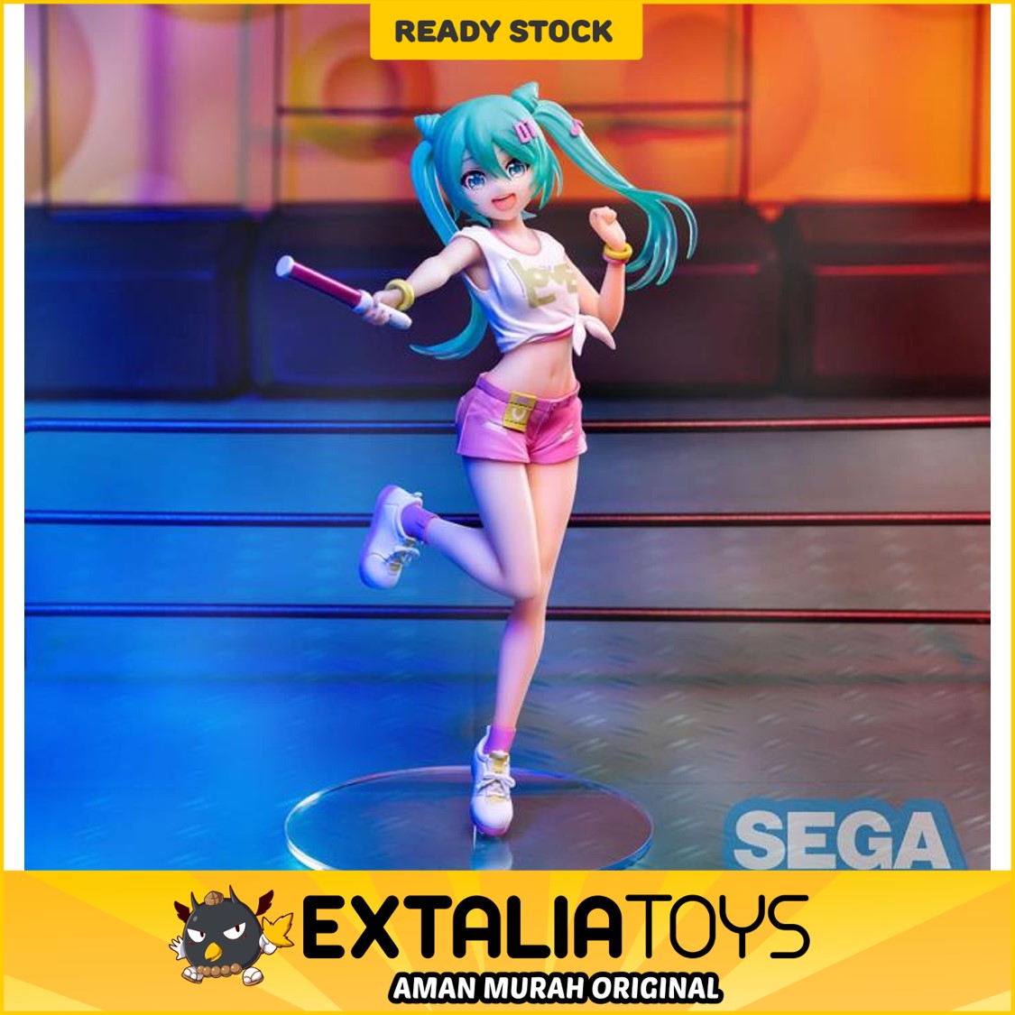 SEGA LUMINASTA FIGURE HATSUNE MIKU LIVE CHEERING SEGA LUMINASTA FIGURE HATSUNE MIKU LIVE CHEERING